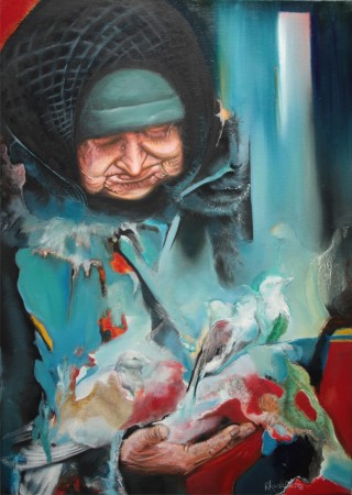 5. R.Kowalczyk. Gołębiarka,2016, 50x70 cm..jpg