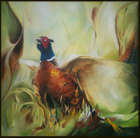 14. RENATA KOWALCZYK, Siewca złota, 80cmx80cm, olej.jpg