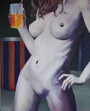 003_krzysztof_karewicz_Sok pomarańczowy_Orange Juice_akryl_51_40,5.jpg