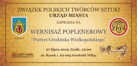 Zaproszenie DL  WERNISAŻ  plener  lipiec 2019, papier błysk satyna max 250 g..jpg