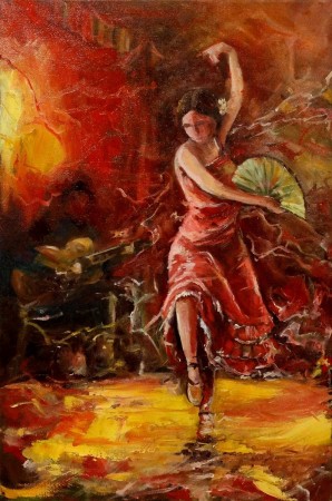 Bronisław Pilich_Gorący rytm _60x40 olej na płótnie.JPG