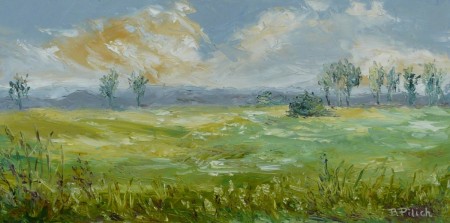 Bronisław Pilich_Panorama _40x80 olej na płótnie.JPG
