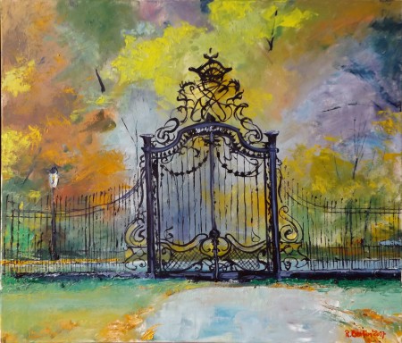 2017_08_X_Sanssouci_Brama_olej na płótnie_60x70cm .JPG