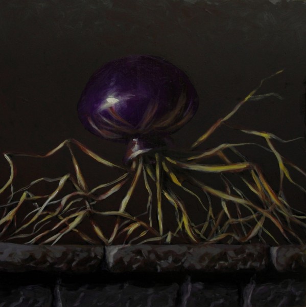 Odchodzę..., akryl na płycie, 50x50 cm, 2016.JPG