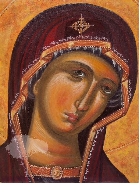 Malgorzata Cichon_IKONA_Matka Boza-fragment_tempera jajowa_sklejka lisciasta_19x241200.jpg